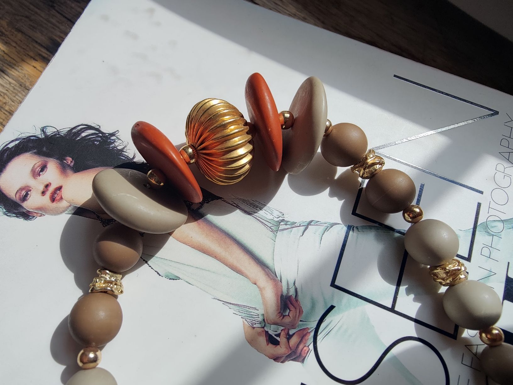 Catenine: Vintage Beaded Statement Necklace Multicolour – Usato da La Tour-de-Peilz venduto da dAutrefois 5