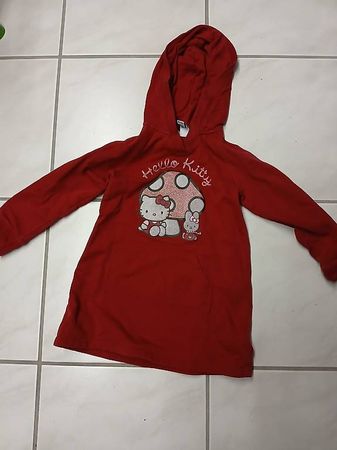 Hoodiekleid Hello kitty Gr 110