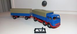 BREKINA H0 1:87 Mercedes-Benz LP 333 Pritschen-Lastzug