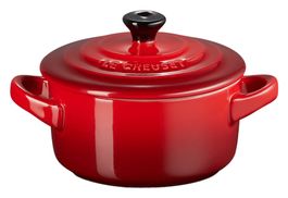 Le Creuset Mini-Cocotte ø 10x5 cm kirschrot - neu