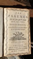 Psaultier Moudon  Les Psaulmes de David 1778 MOUDON LAUSANNE