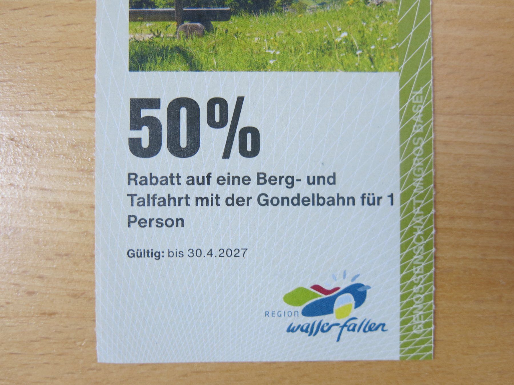 Buoni: 50% Rabatt Gondelbahn Wasserfallen – Nuovo (secondo la descrizione) da Sissach venduto da kaupa