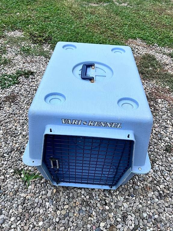 Gabbie, trasporto & Sicurezza: Stabile Hundeboxe mit festem Gitter – Usato da Rheinsulz venduto da Perola