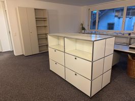 2 X Usm Highboard Doppelseitig  weiss  Lieferung Gratis