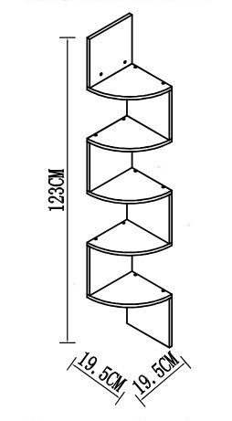 Scaffali: VCM Etagère d'angle gris marbrée – Nuovo e nell'imballaggio originale da Thielle venduto da Plusvalue_Neuchatel 1