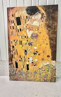 Gustav Klimt Der Kuss Leinwandbild 76x117cm