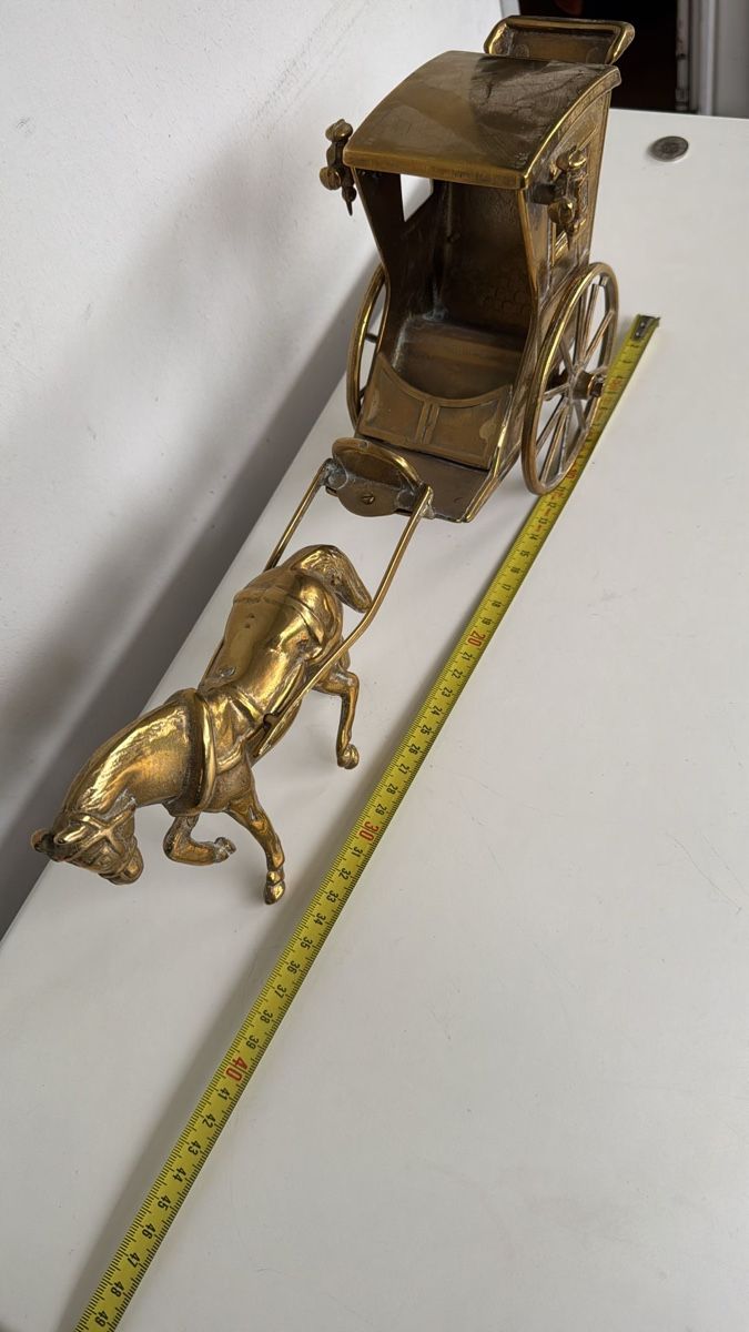 Carrozze: Messing Kutsche mit Pferd, gute Erhaltung – Usato da Rain venduto da dae_5zbh 1