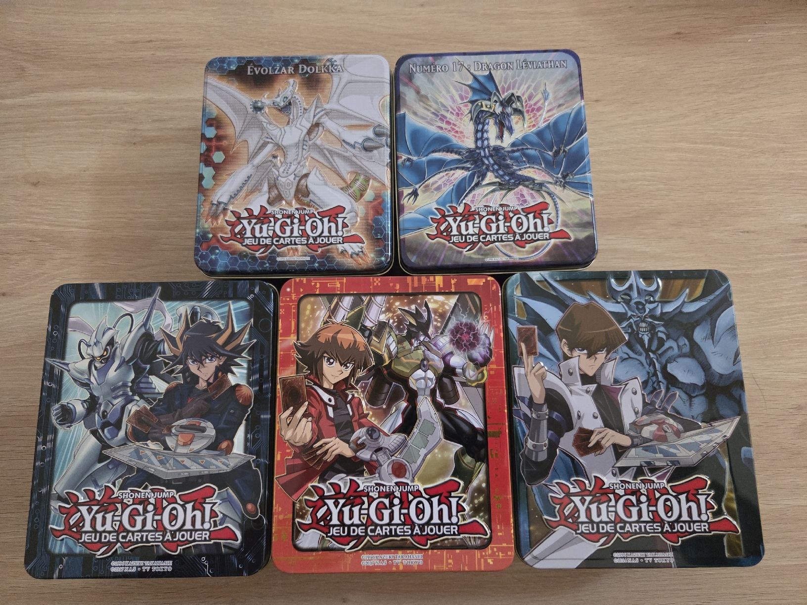Yugioh Carte collezionabili: 5 tins Yu-Gi-Oh vide  – Usato da Tramelan venduto da mic_5lzm