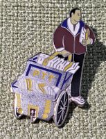 O587 - Pin Die Post PTT Post Zustellung mit Wagen Anhänger