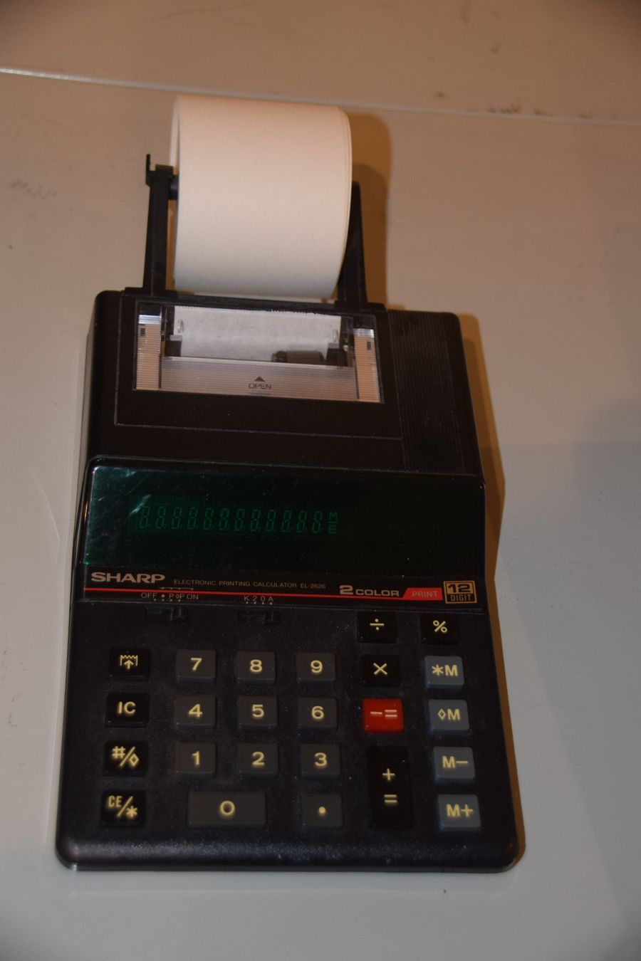 Sharp Calcolatrici tascabili: Sharp EL-2626 Rechenmaschine mit Druckfunktion, gebraucht – Difettoso da Rüti ZH venduto da Mei996