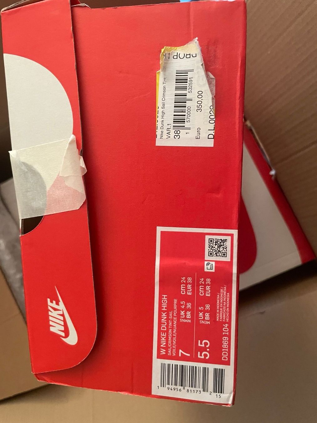 Nike Scarpe da donna: Nike Dunk High in Hellrosa / Weiss Gr 38 – Usato da Bonstetten venduto da thomaszh01 2