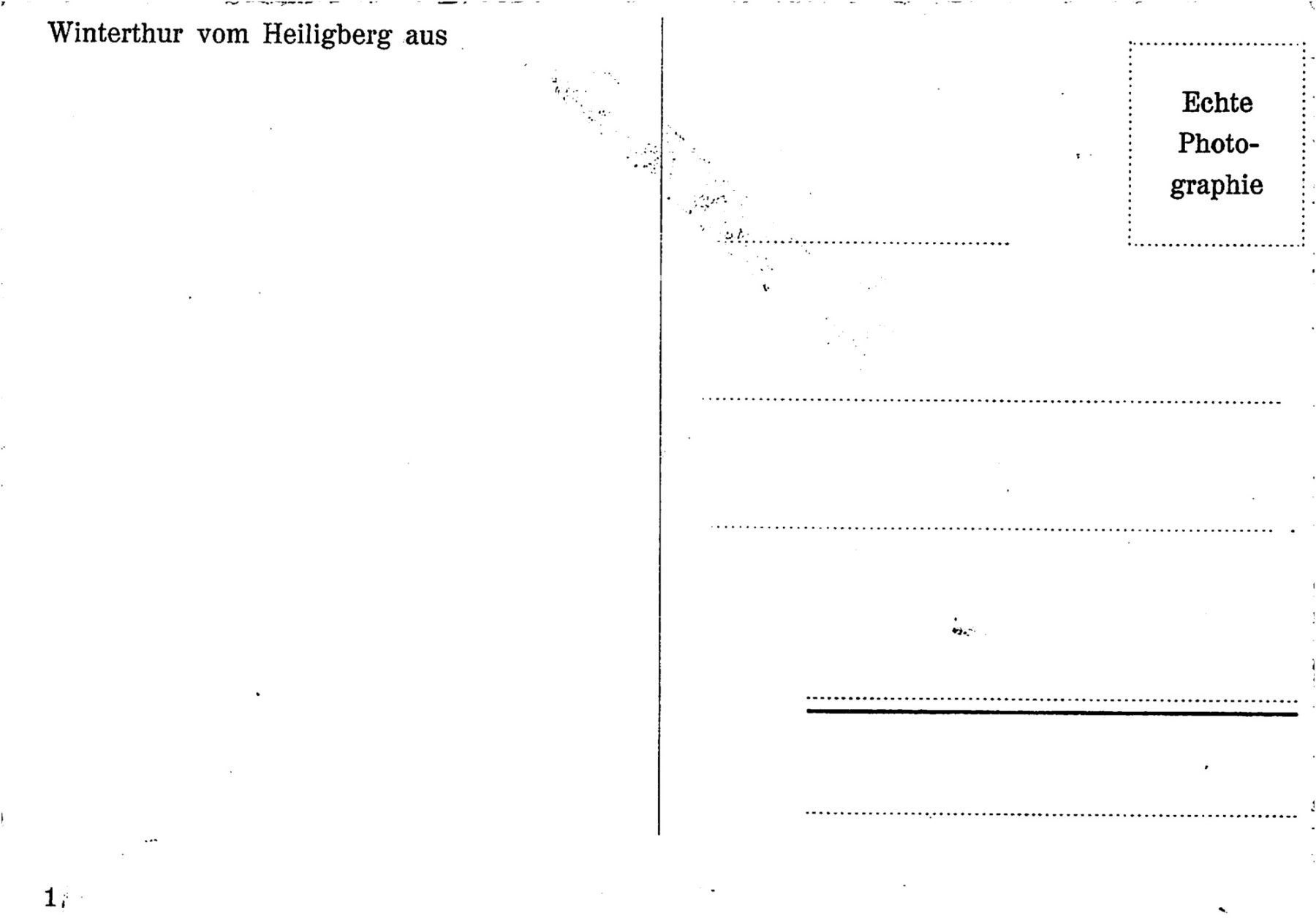 Ansichtskarten: Winterthur, vom Heiligberg aus – Gebraucht aus Ottikon b.Kemptth. von Neptun1974 1
