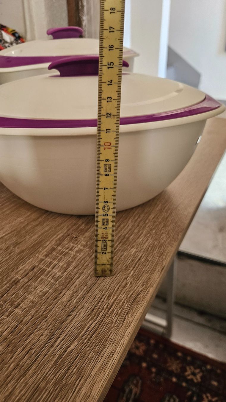 Tupperware Contenitori & Simili: Set Tupperware bianco e viola – Usato da Melano venduto da H-Sara 6