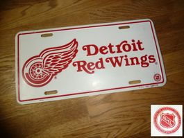 Blechschild NHL Detroit Red Wings US Carschild 30/15cm
