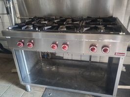 Cuisinière à gaz Diamond 6 brûleurs bon état