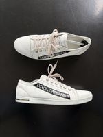 Dolce & Gabbana Sneakers weiss Leder gebrauchter Zustand