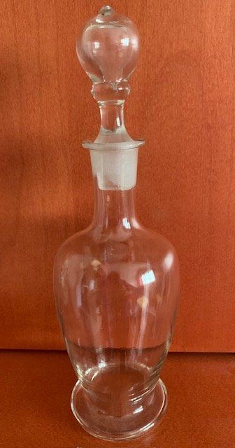 Caraffe: 2 antike Glasgefässe mit geschliffenen Stopfen ca. 1930 – Usato da Gundetswil venduto da Egro100 4