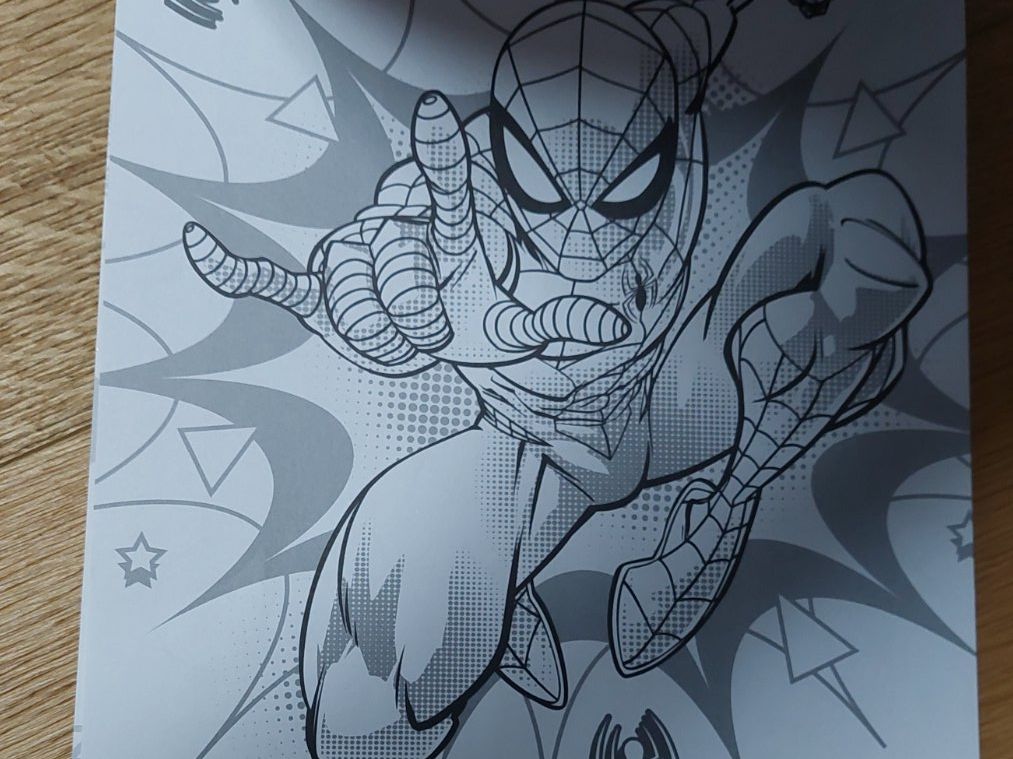 Marvel Giocattoli: Spiderman Malblock mit Stickern – Nuovo (secondo la descrizione) da Kleingurmels venduto da mimiflower 2