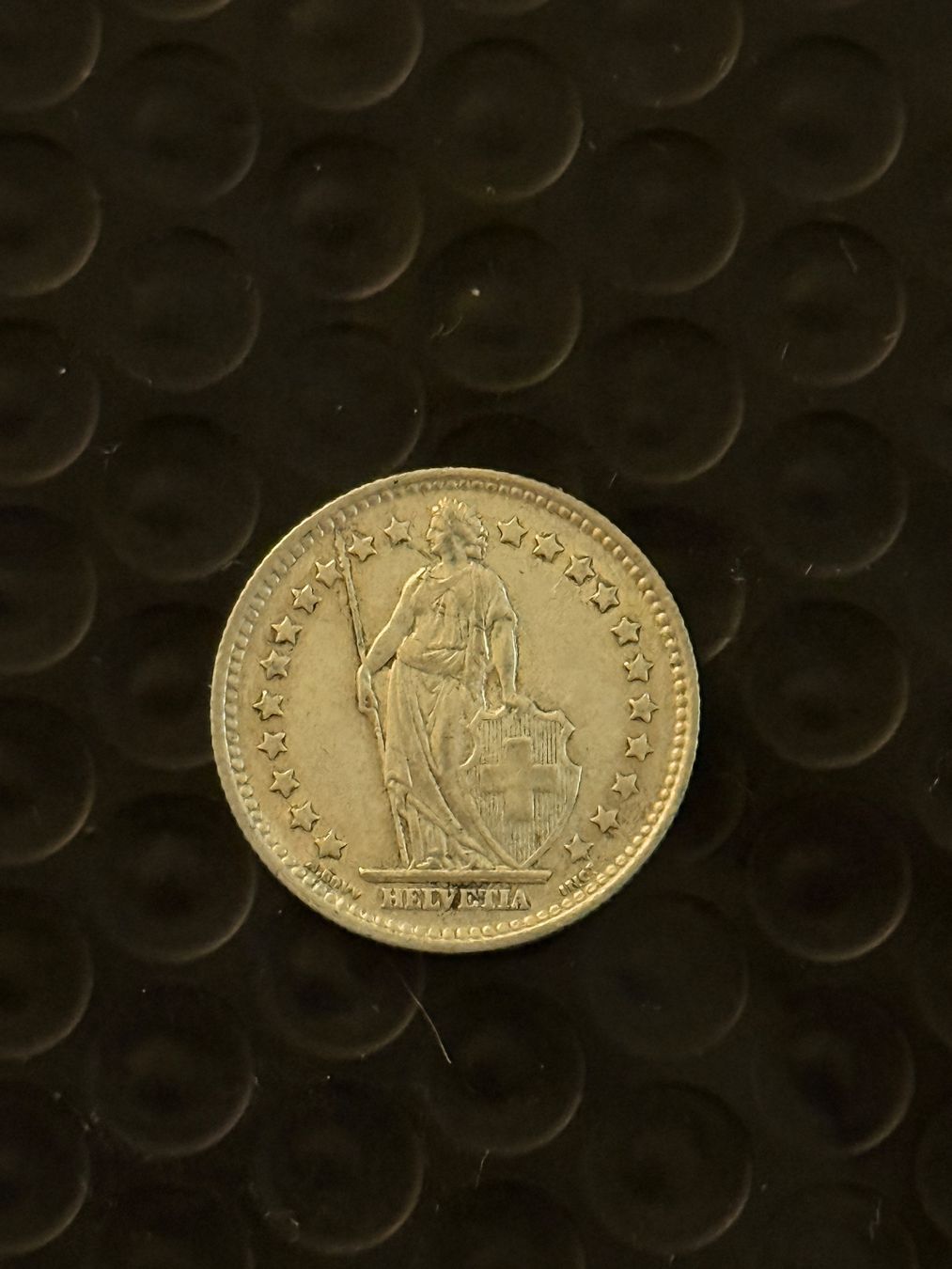 Tutti le monete: 1 Franken 1955  sehr Rar – Usato da Wallisellen venduto da SWISS_SILVER1 1