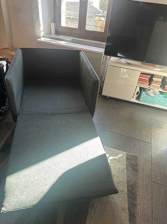 Fauteuils: Fauteuil vert convertible  – D'occasion à Les Breuleux par smichaud 1