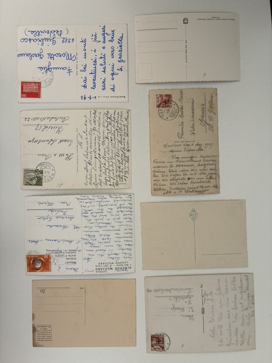 Ansichtskarten: 15 Ansichtskarten Schweiz diverse Kanton Ticino  – Gebraucht aus Oftringen von Cla.vD.74 3