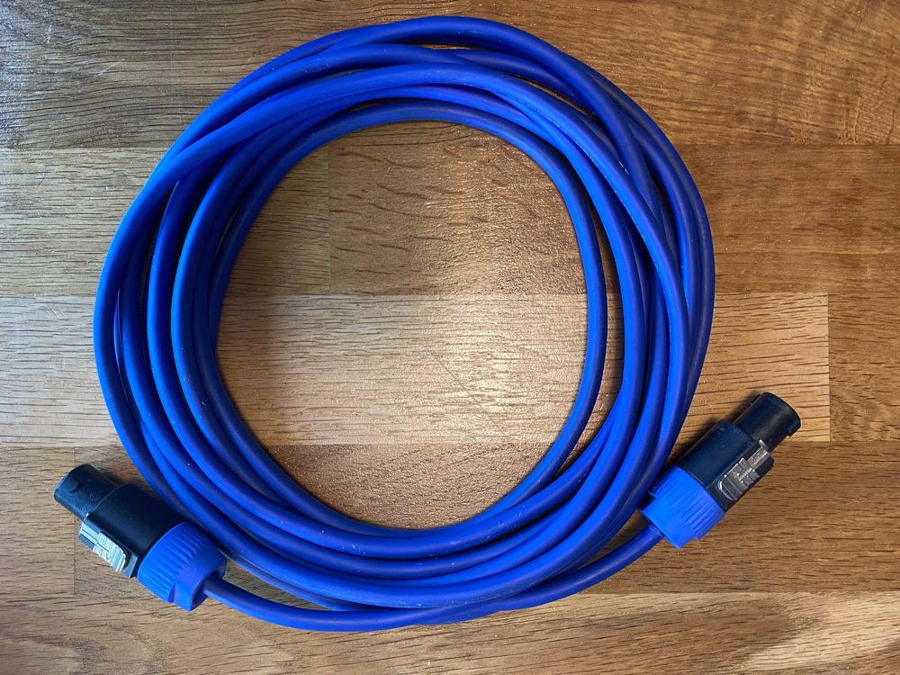 Speakon Adapterkabel 0,5m – Stecker Auf Buchse – Für Bühnen-Audio