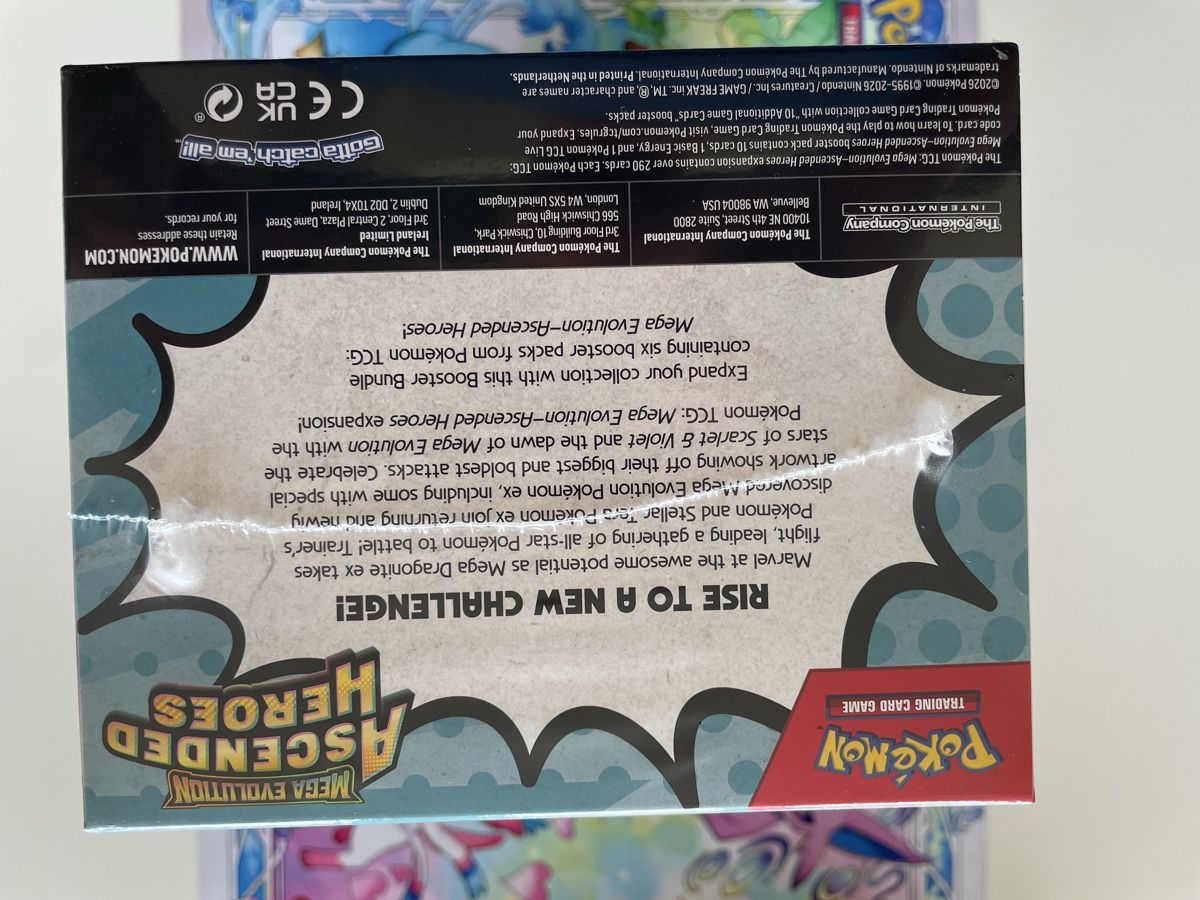 Pokémon Sammelbilder & Trading cards: Pokemon TCG Mega Evolution Ascended Heroes Booster Bundle – Neu und originalverpackt aus Wallisellen von kam_8pkf 4