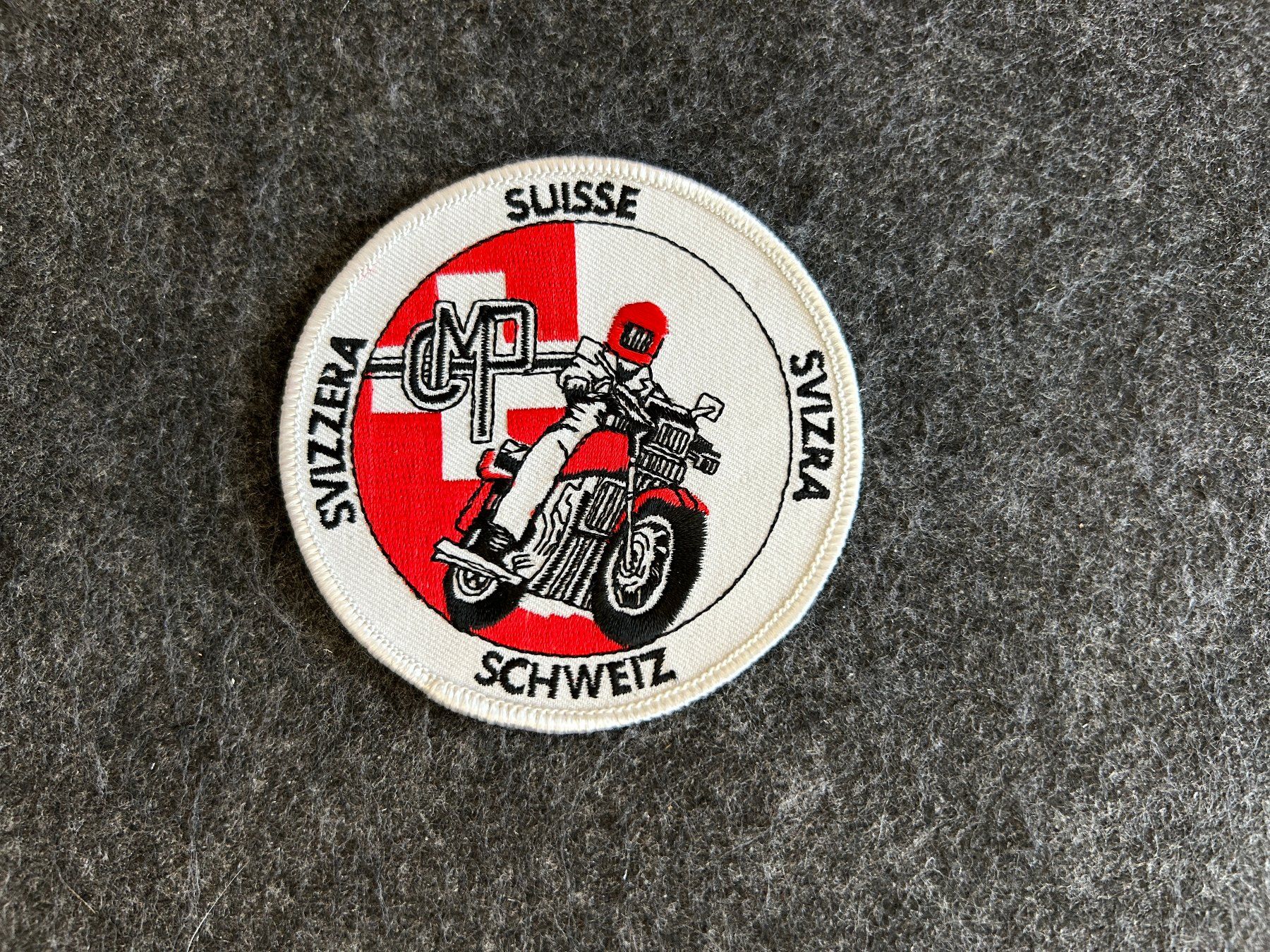 Placchette & Badge: Patch, CLUB SCHWEIZ MOTORRADFAHRER DER POLIZEI – Usato da Berikon venduto da DGC-1995