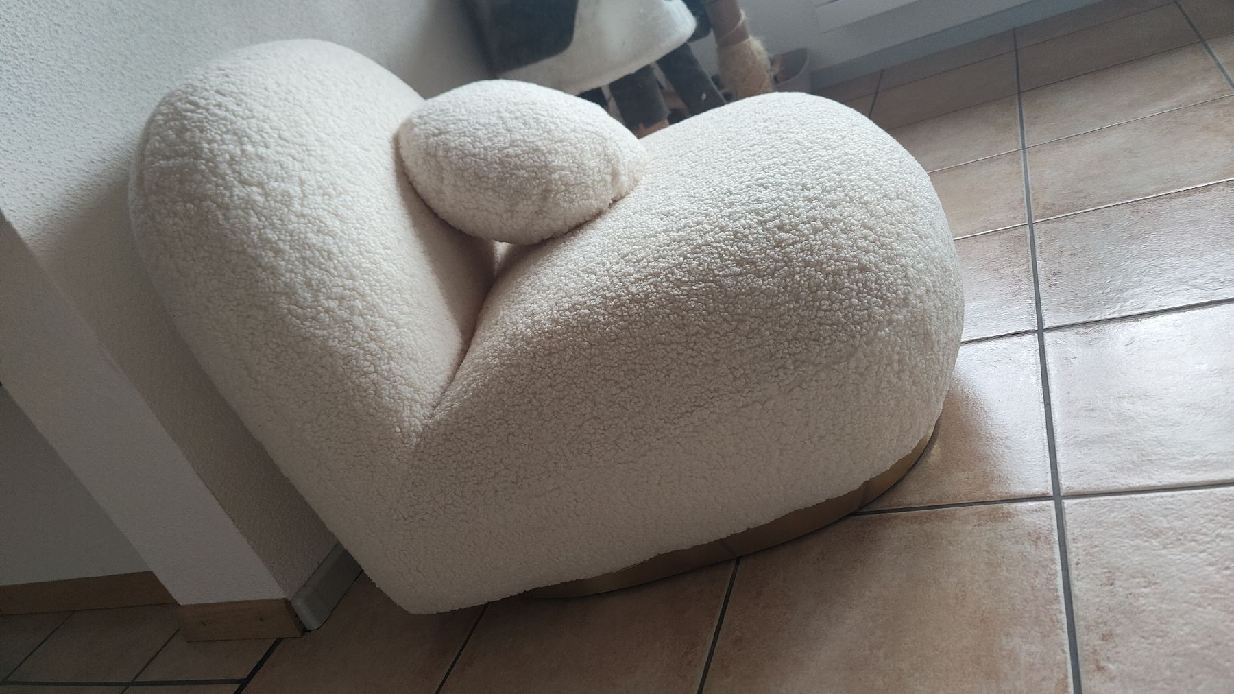 Livique Sessel: Livique Boucle Sessel Eliza – Neu (gemäss Beschreibung) aus Giffers von Abzsul 2