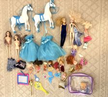 Barbie mit FROZEN und Pferde alles auf den Bildern