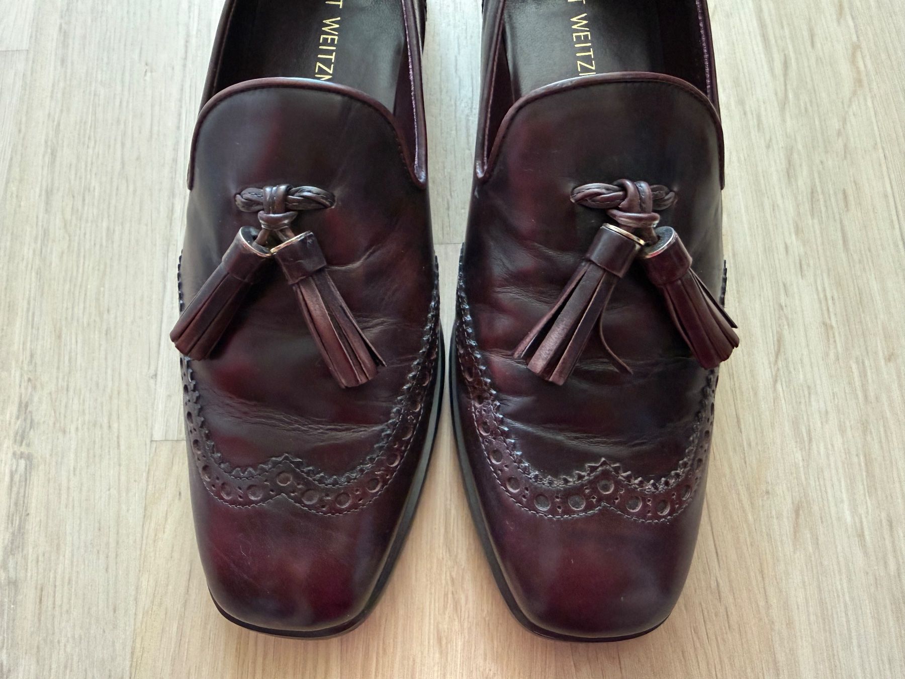 Stuart Weitzman Damenschuhe: Stuart Weitzman Loafers Grösse 41 dunkelrot – Gebraucht aus Wiesendangen von iri_5pq6 2