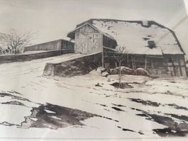 AEBY Teddy (1928-1992) Jolie lithographie signee