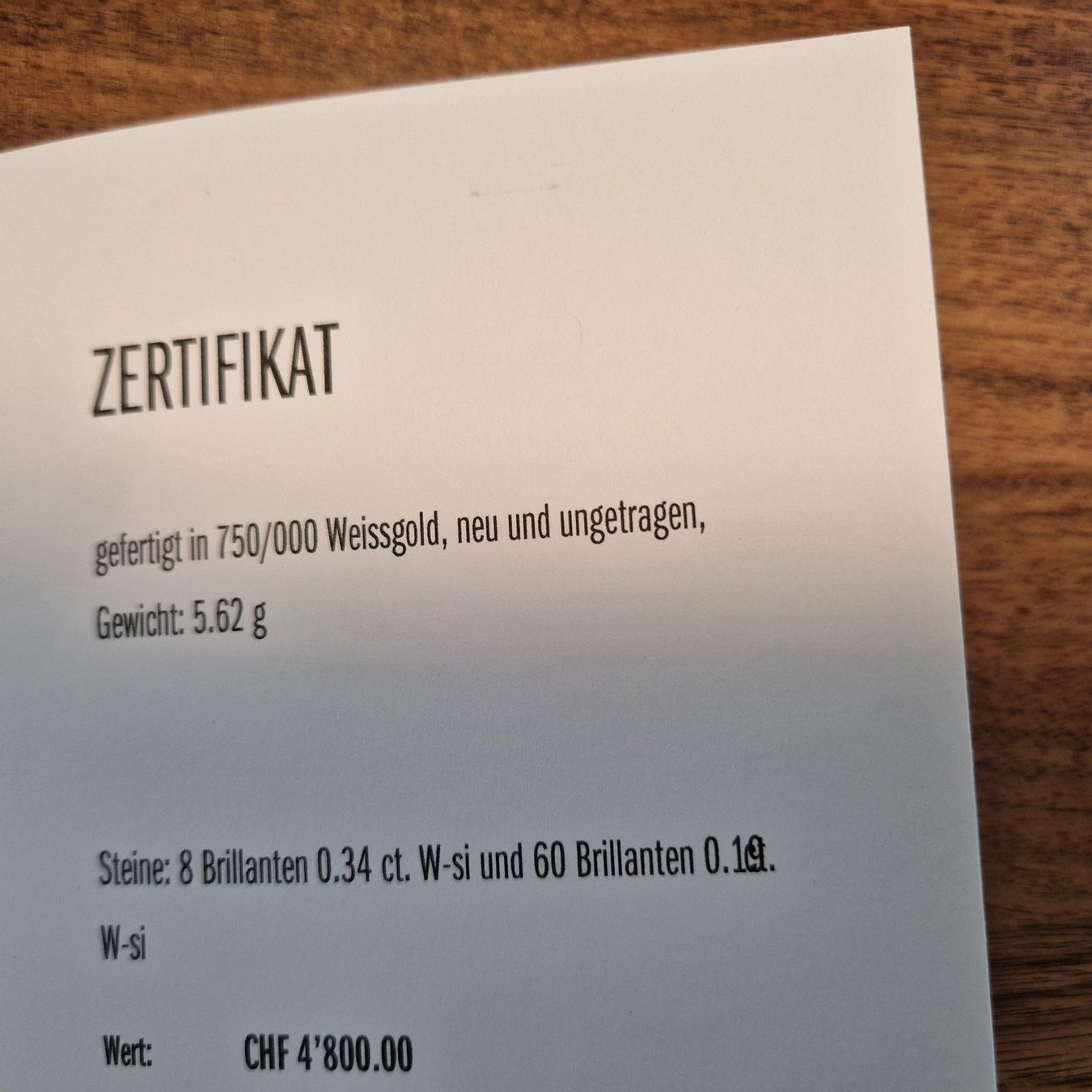 Anelli: Diamanten Weissgold Ring – Nuovo (secondo la descrizione) da Luzern venduto da real014 5