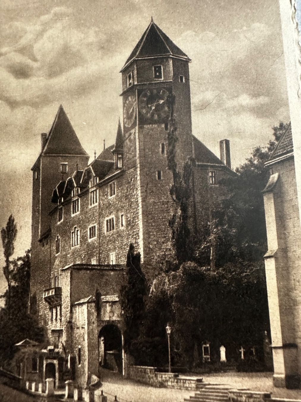Cartoline postali: 1914 AK Schloss Rapperswil – Usato da Frauenfeld venduto da aluma14 2