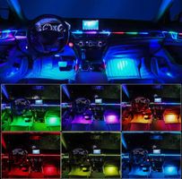 4x LED Auto BMW etc Innenbeleuchtung RGB Fussraumbeleuchtung