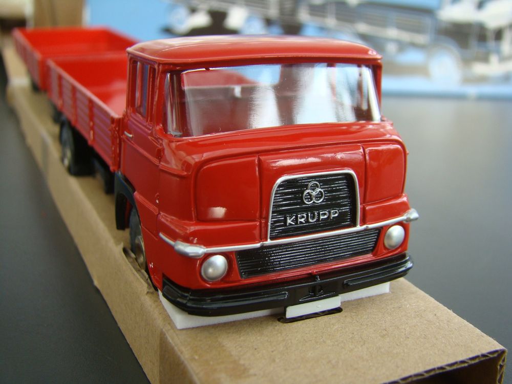 Camion Märklin 18035 Krupp Plateau Avec Remorque – OVP, Occasion