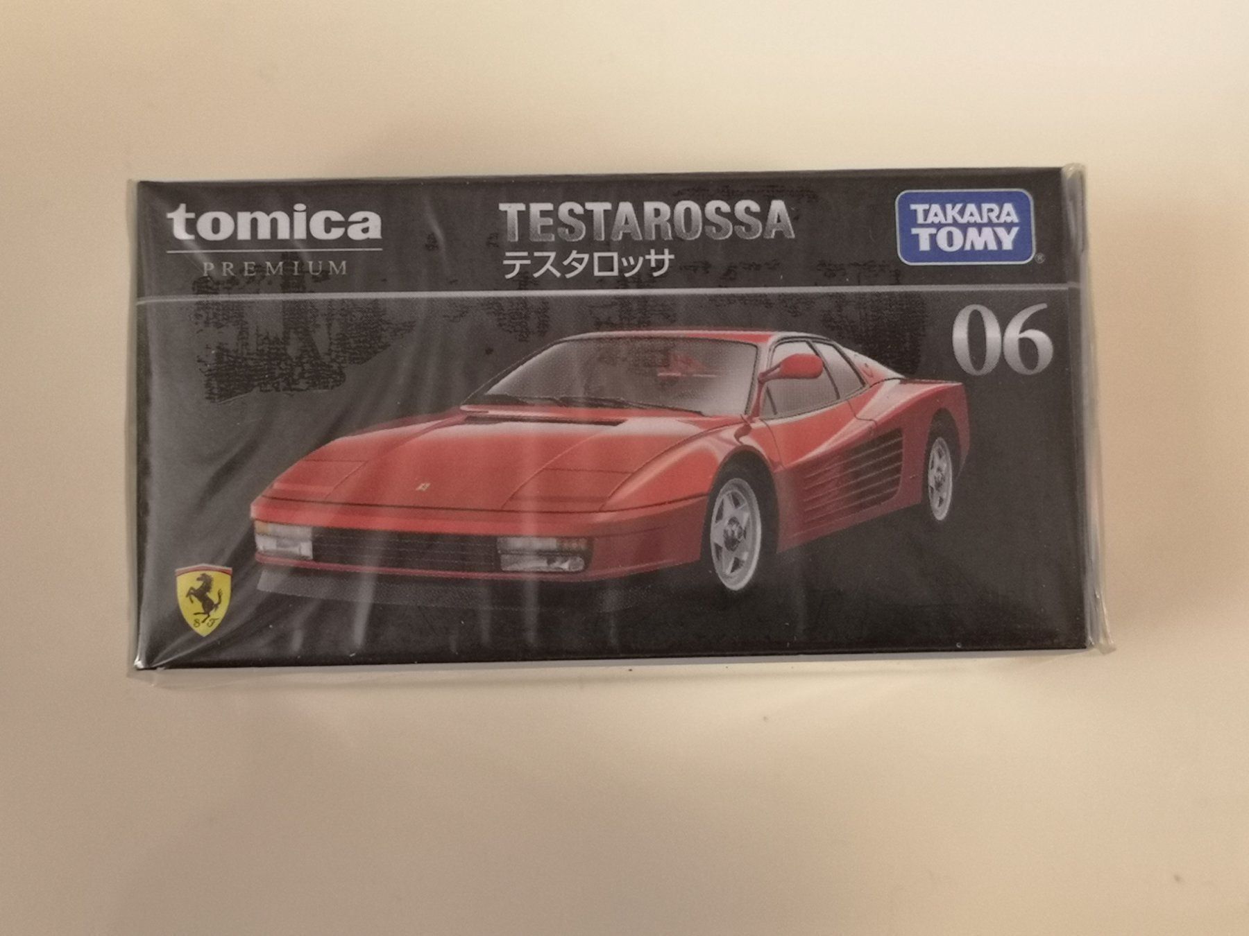 Ferrari Modellini d'auto: Tomica Premium 06 Ferrari Testarossa – Nuovo e nell'imballaggio originale da Echichens venduto da aegis0129
