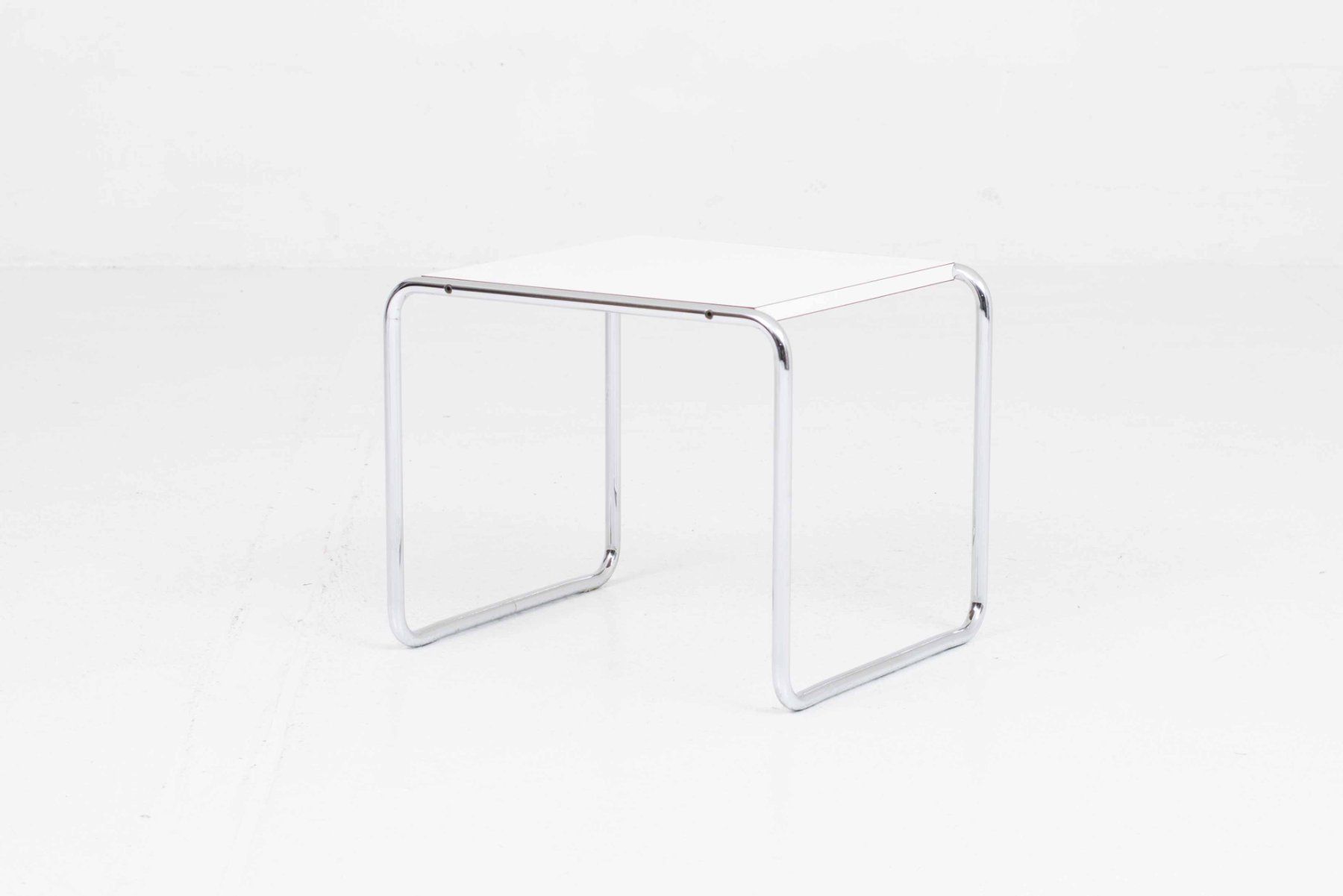 Gavina / Knoll Laccio 1 Couchtisch von Marcel Breuer, Weiss (D'occasion ...
