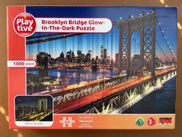 Brooklyn Bridge Puzzle 1000 Teile Glow in the Dark