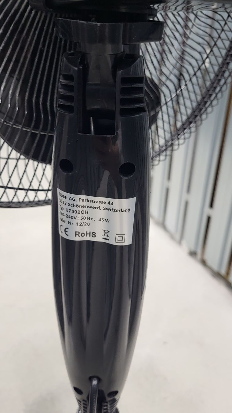 Rotel Ventilatori: Ventilator Rotel U7592CH, Schwarz, Top Zustand! – Usato da Frick venduto da romanC7 2