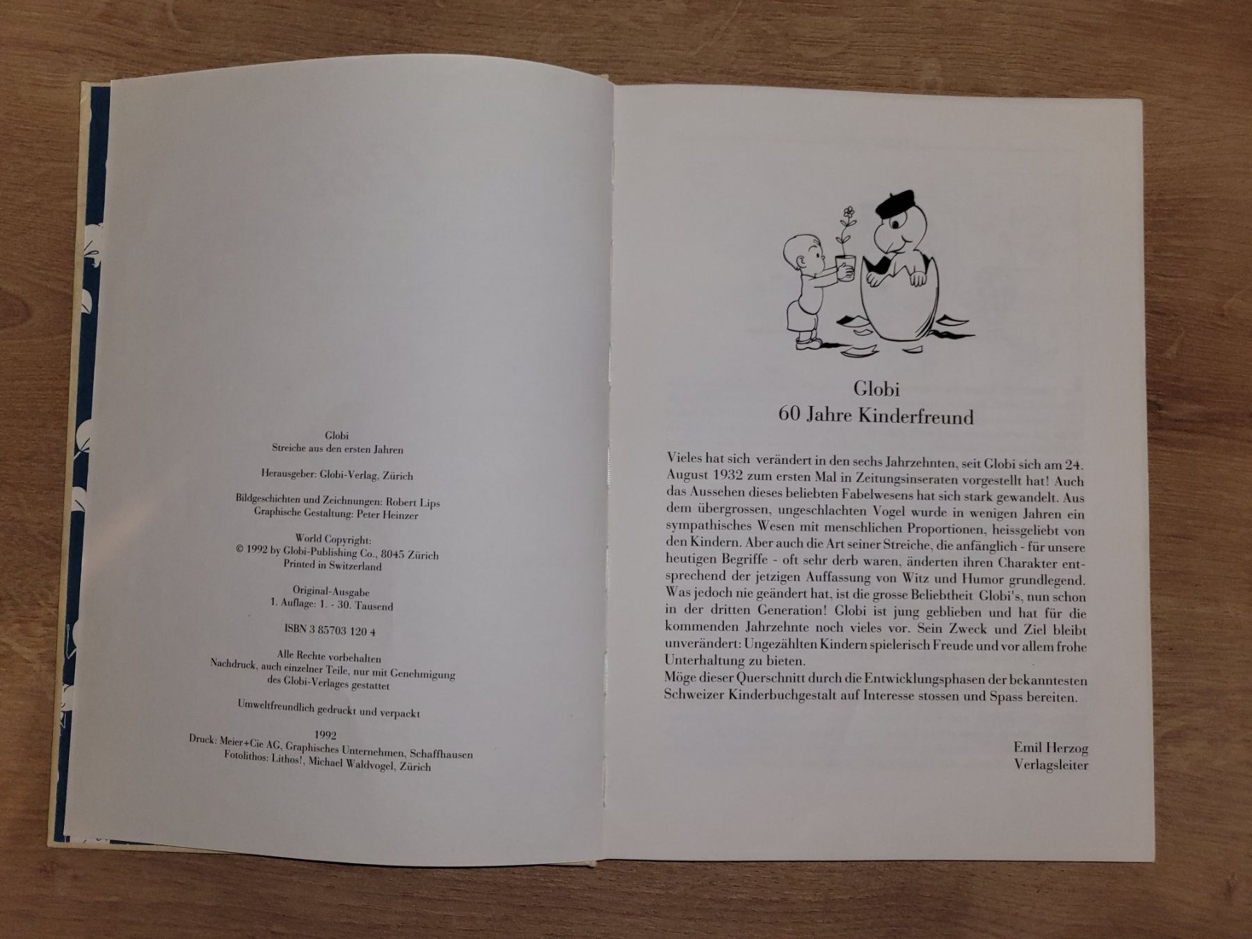 Bücher: Globi -Streiche aus den ersten Jahren-Nr.60 – Gebraucht aus Niederuzwil von 333x333 2