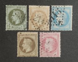 Frankreich 1863-70, Napoleon III, LoT gestempelt