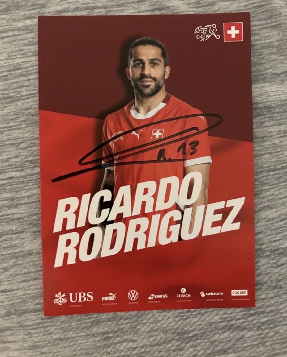 Autografi: Ricardo Rodriguez Original Autogramm – Usato da niederbipp venduto da LaHabana1