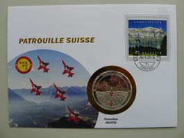 2023, Patrouille Suisse Numisbrief "Formation MANTA"