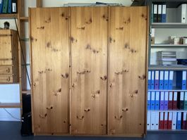 Kleiderschrank Kiefer Massivholz 3 Schiebetüren