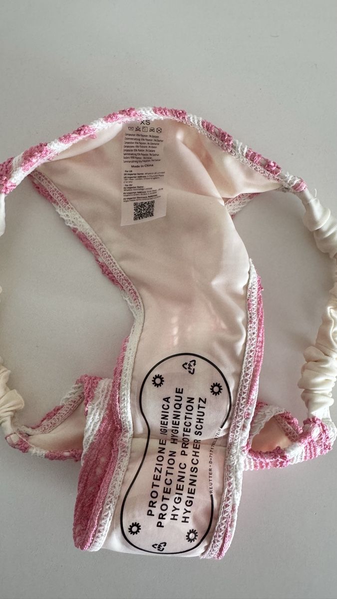 Costumi da bagno & Bikini: Bikini set pink white striped size XS new – Nuovo e nell'imballaggio originale da Dübendorf venduto da maf_6tqh 2