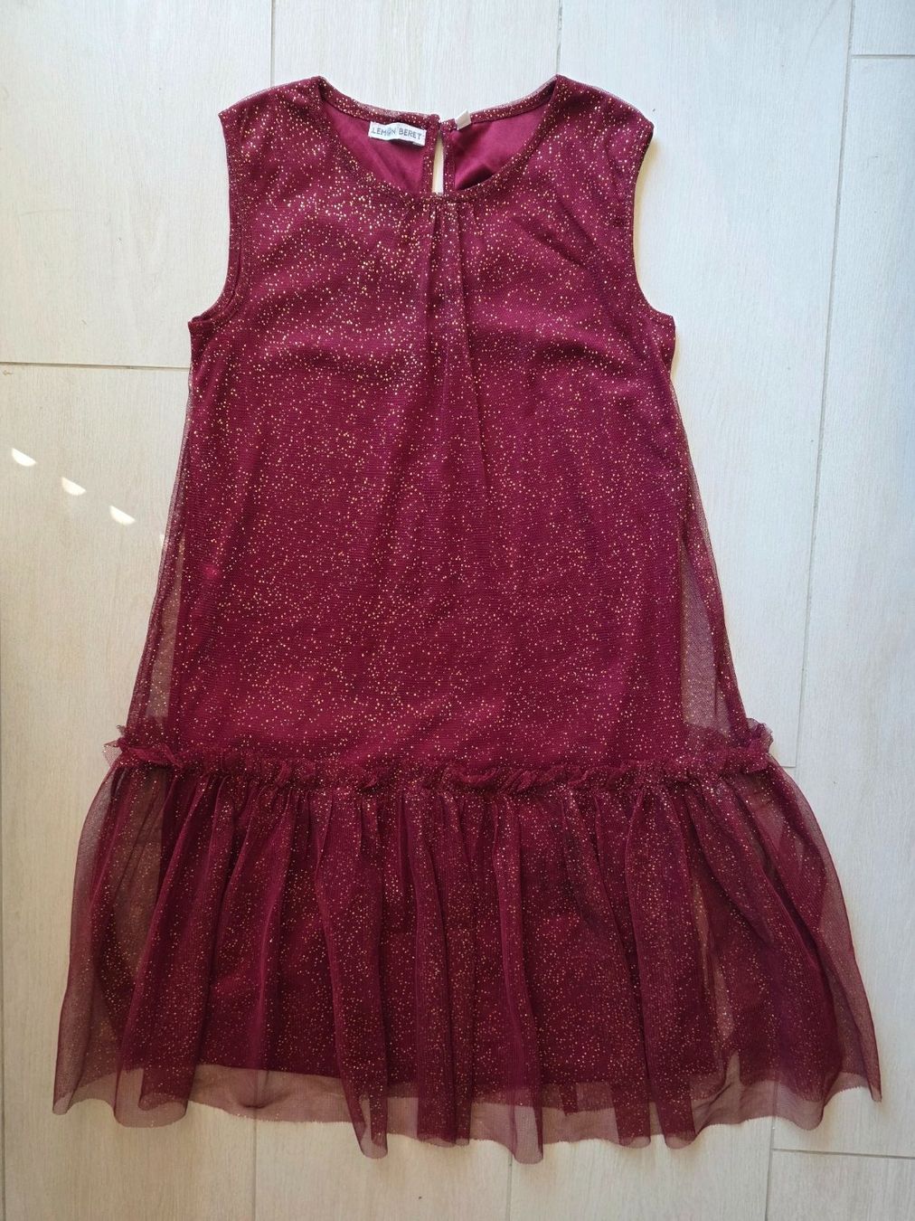 Kleider & Röcke: Robe sans manches bordeaux tulle – Neu (gemäss Beschreibung) aus Onnens VD von Bleuet06