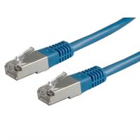 Patchkabel Kat.6e S/FTP , blau, 5 m