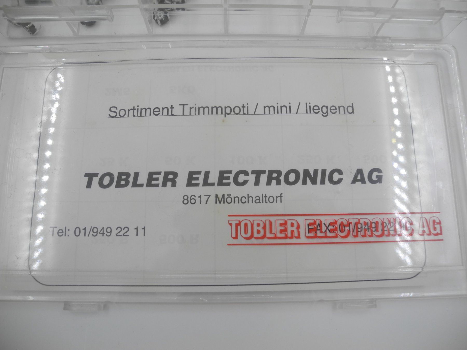 Tous les outils: Tobler Electronic Trimpoti Sortiment - Mini liegend, Nr. 4b – D'occasion à Kottwil par Crazyrolf 1