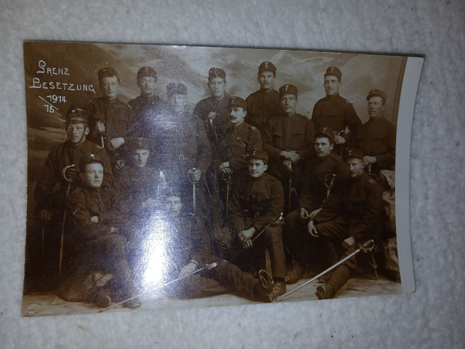 Cartoline postali: Ansichtskarte Grenzbesetzung 1914 Schweizer Armee – Usato da Belp venduto da Guadalupe84 1
